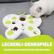 Interaktives Katzenspielzeug für Leckerlis-Futterstation Schmetterling