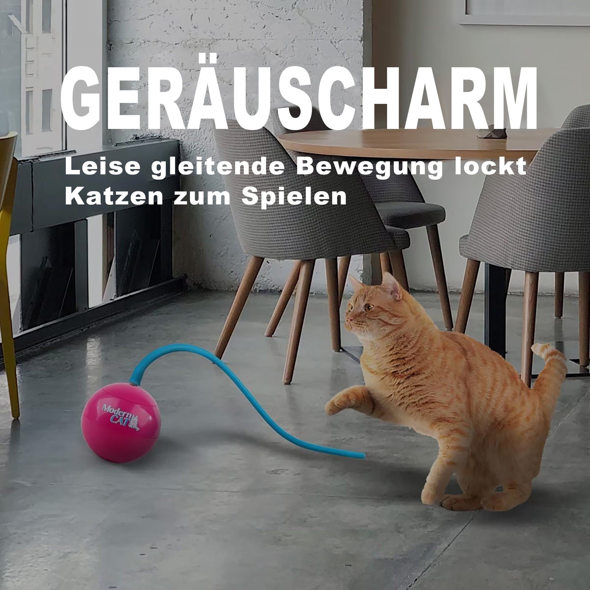 Whirling Tail Rotierender Katzen-Spielzeugball