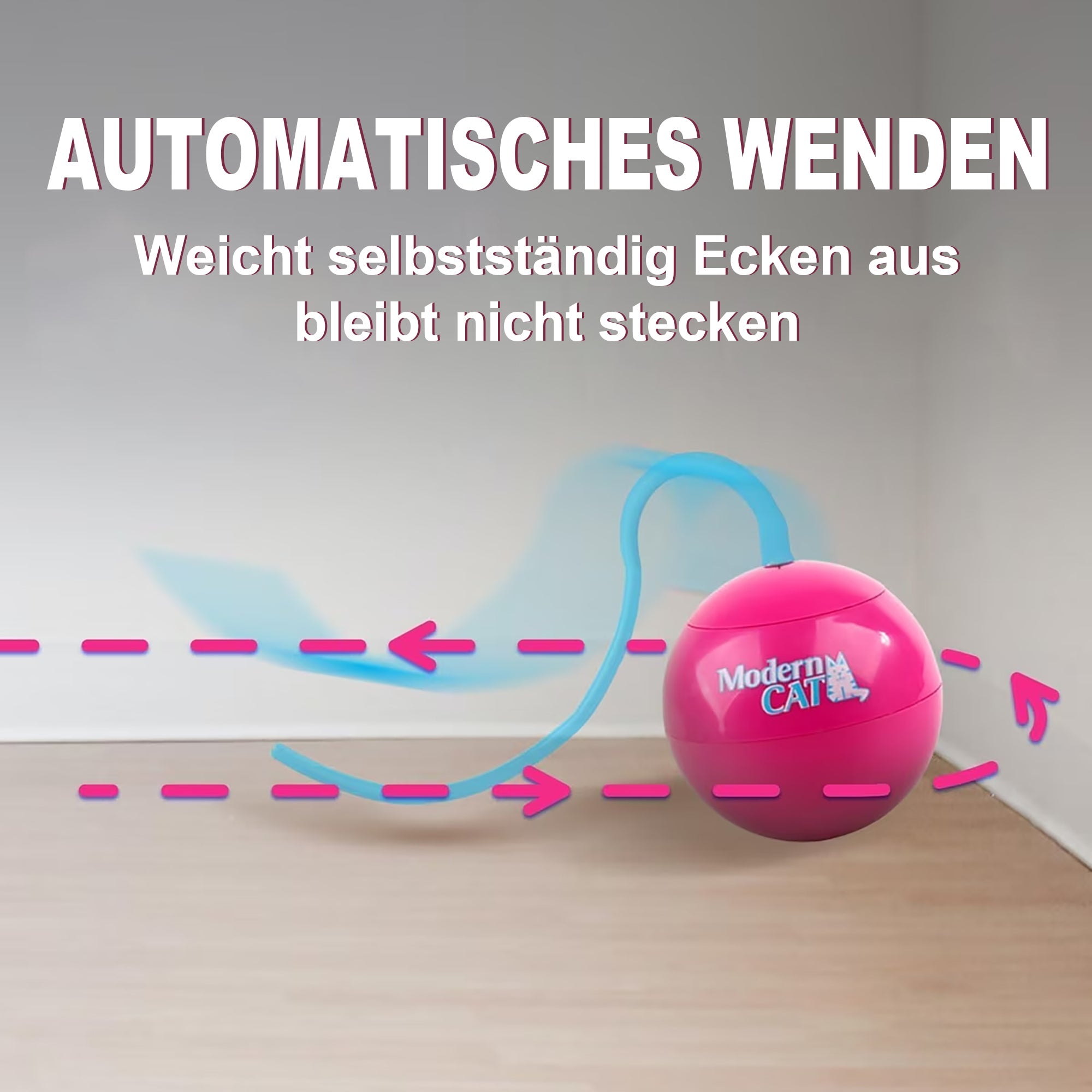 Whirling Tail Rotierender Katzen-Spielzeugball