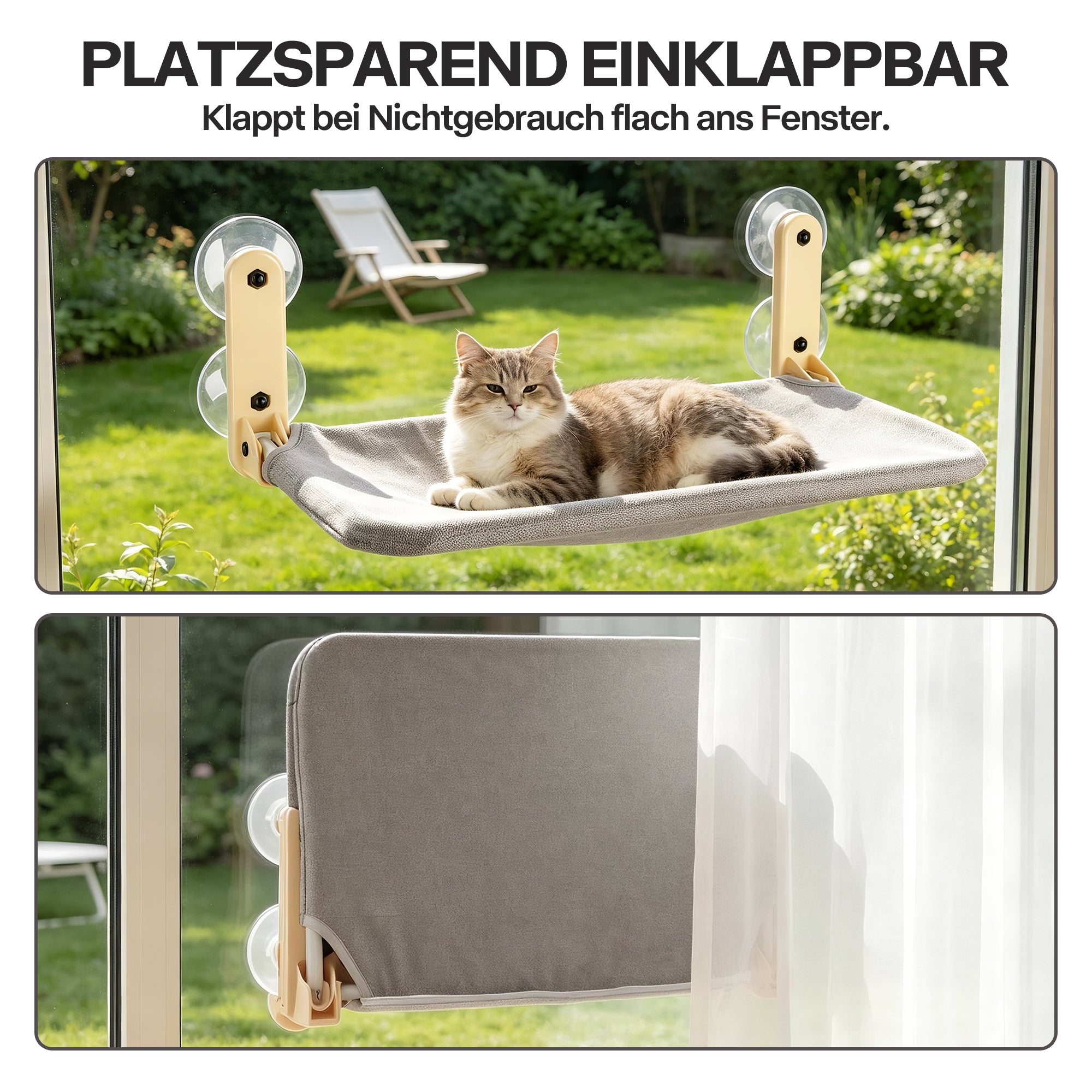 Skywalk - Faltbare Katzen Fensterliege