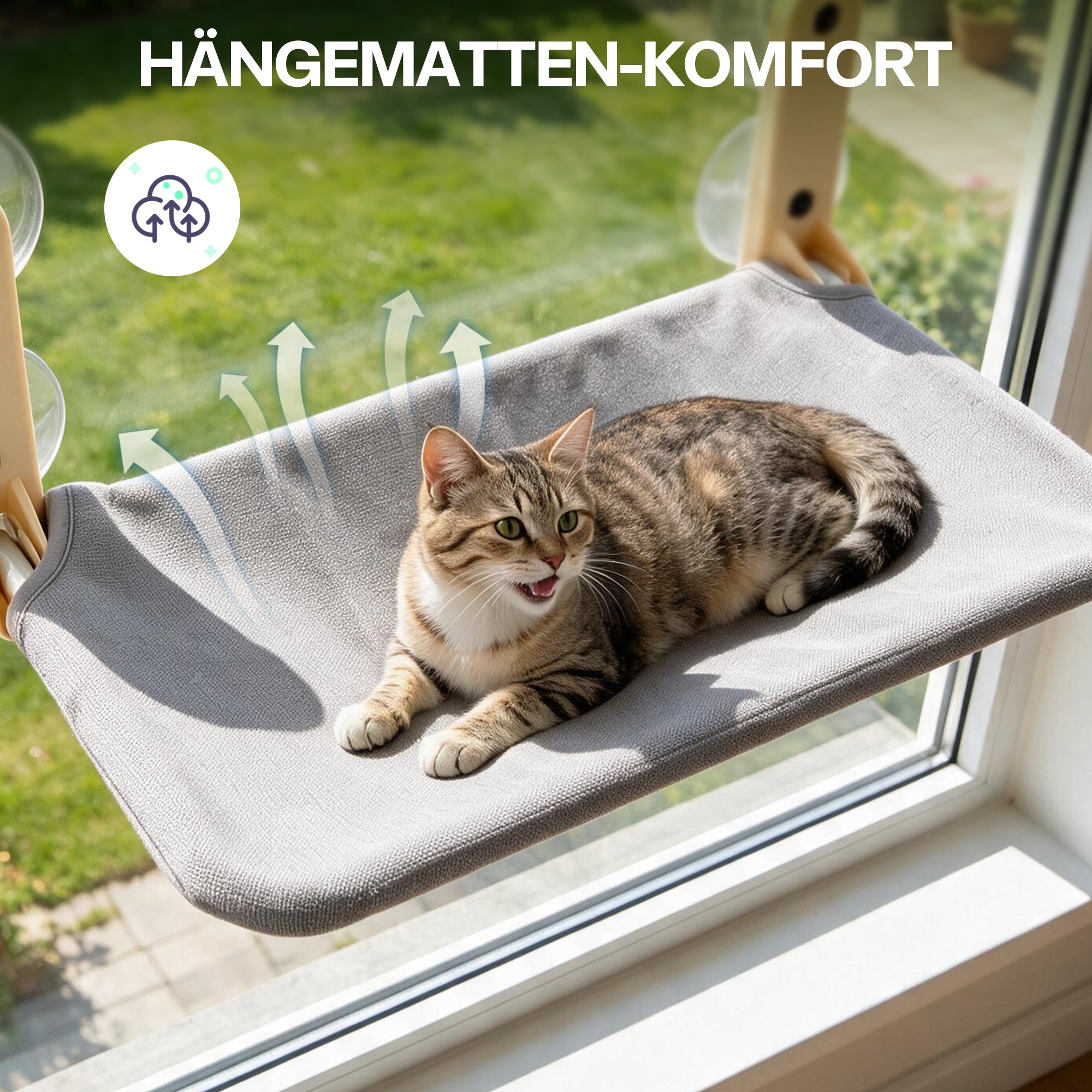 Skywalk - Faltbare Katzen Fensterliege