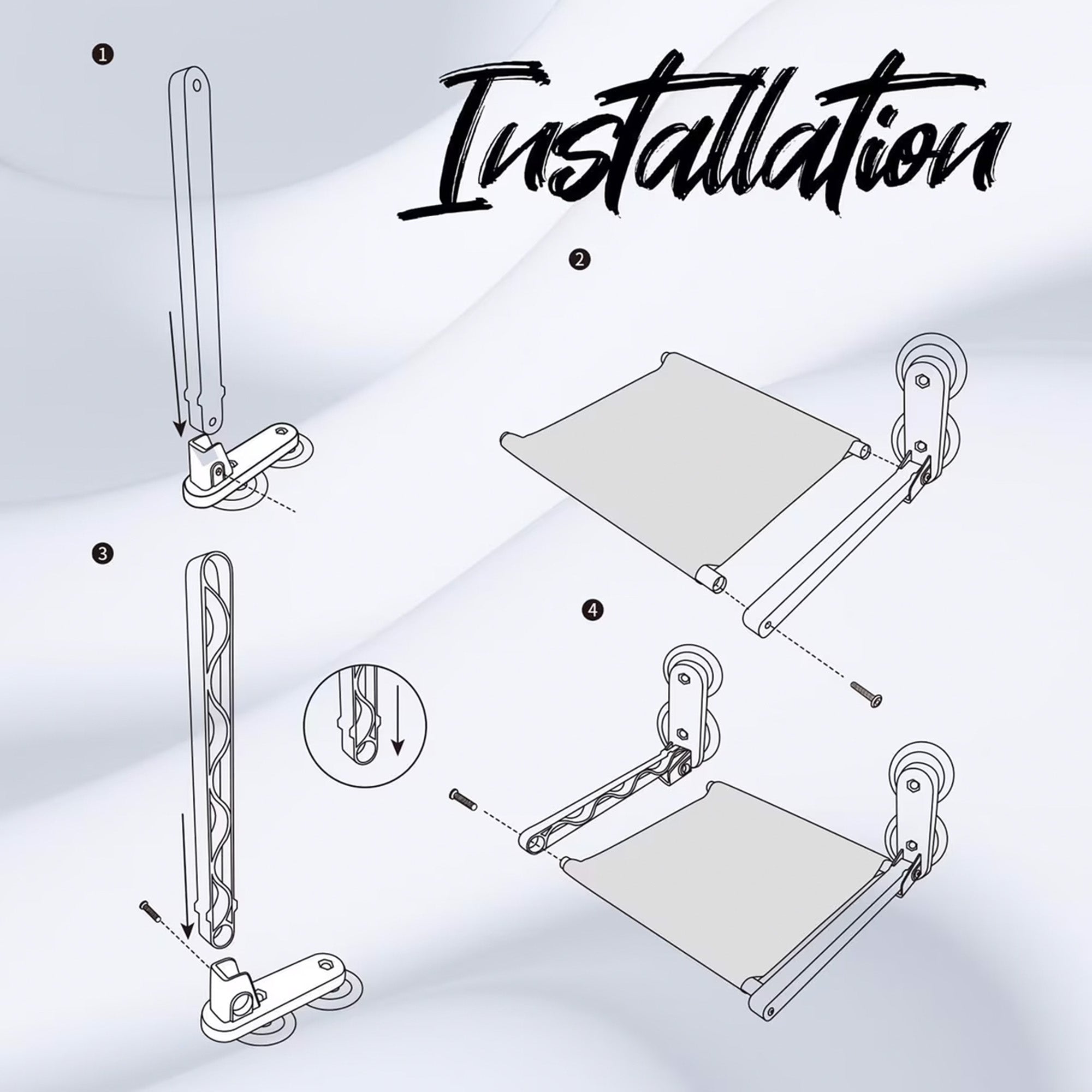 Skywalk - Faltbare Katzen Fensterliege