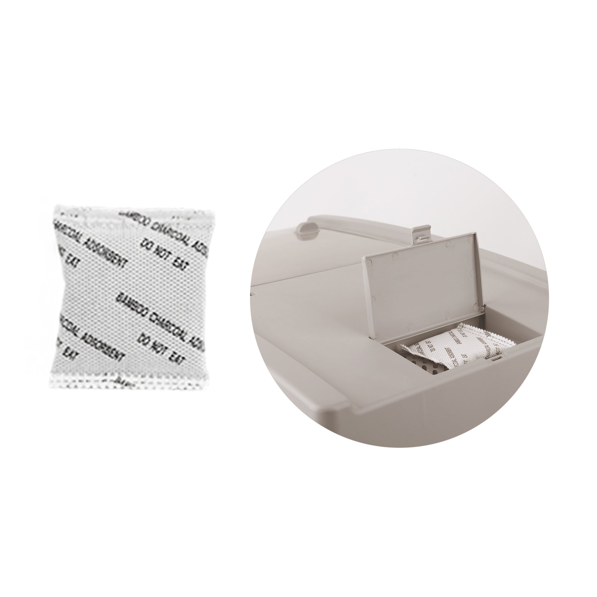 Go Fresh - Edelstahl Katzentoilet mit Haube