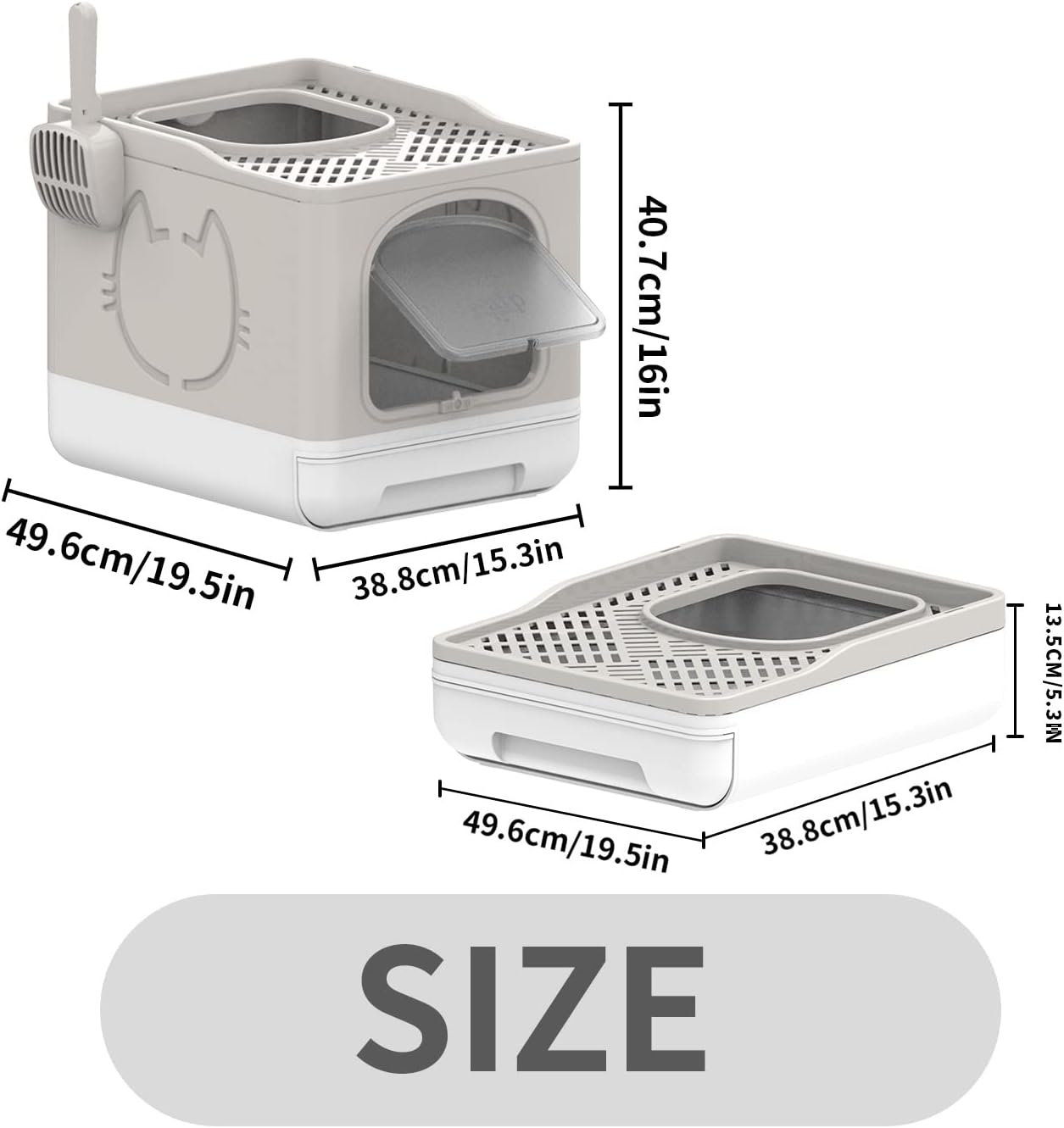 Go Fresh - Faltbar Katzentoilette