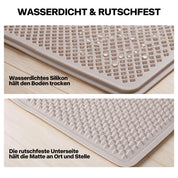 Anti Tracking Litter Mat – Wasserdichte Silikonmatte