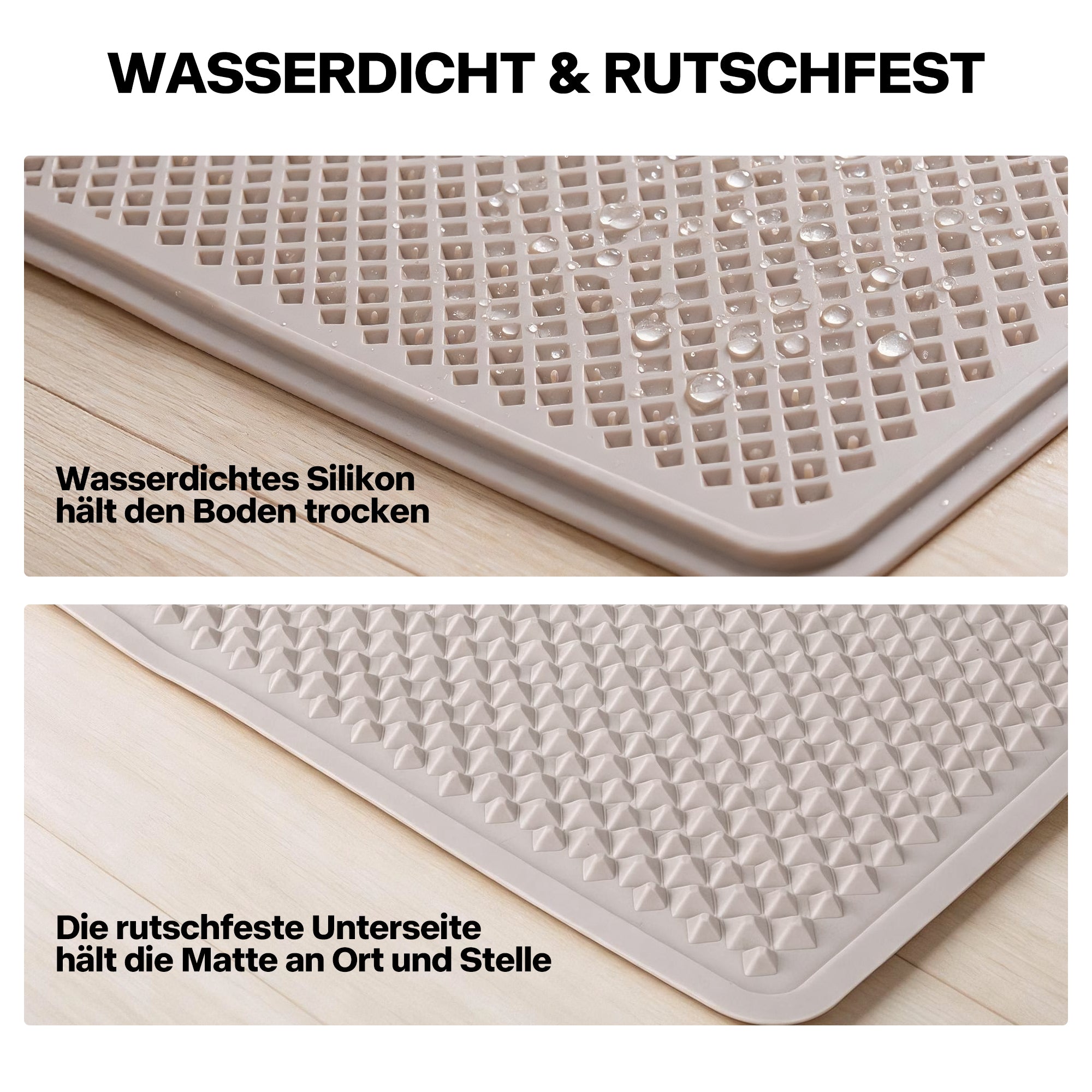 Anti Tracking Litter Mat – Wasserdichte Silikonmatte