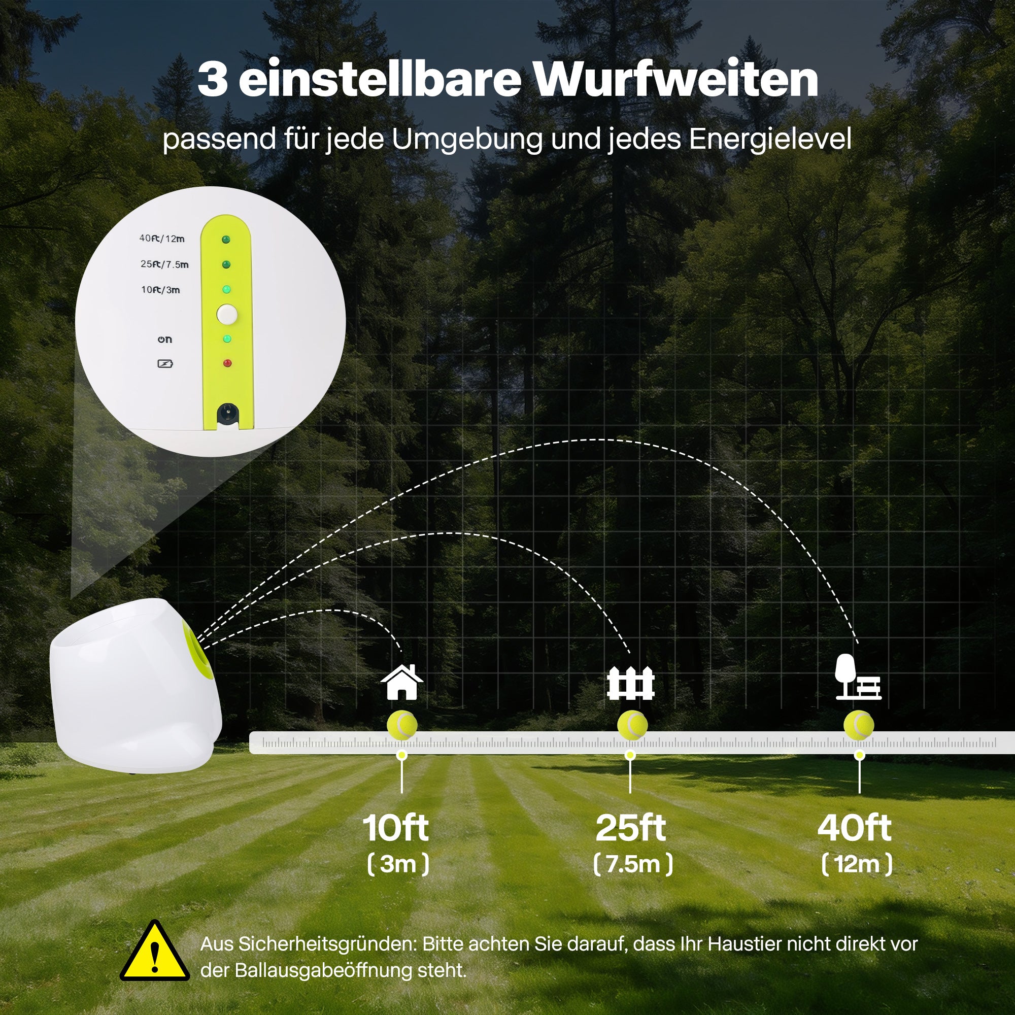 Interaktive Ballwerfer für großen Hund-Maxi ball launcher