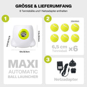 Interaktive Ballwerfer für großen Hund-Maxi ball launcher