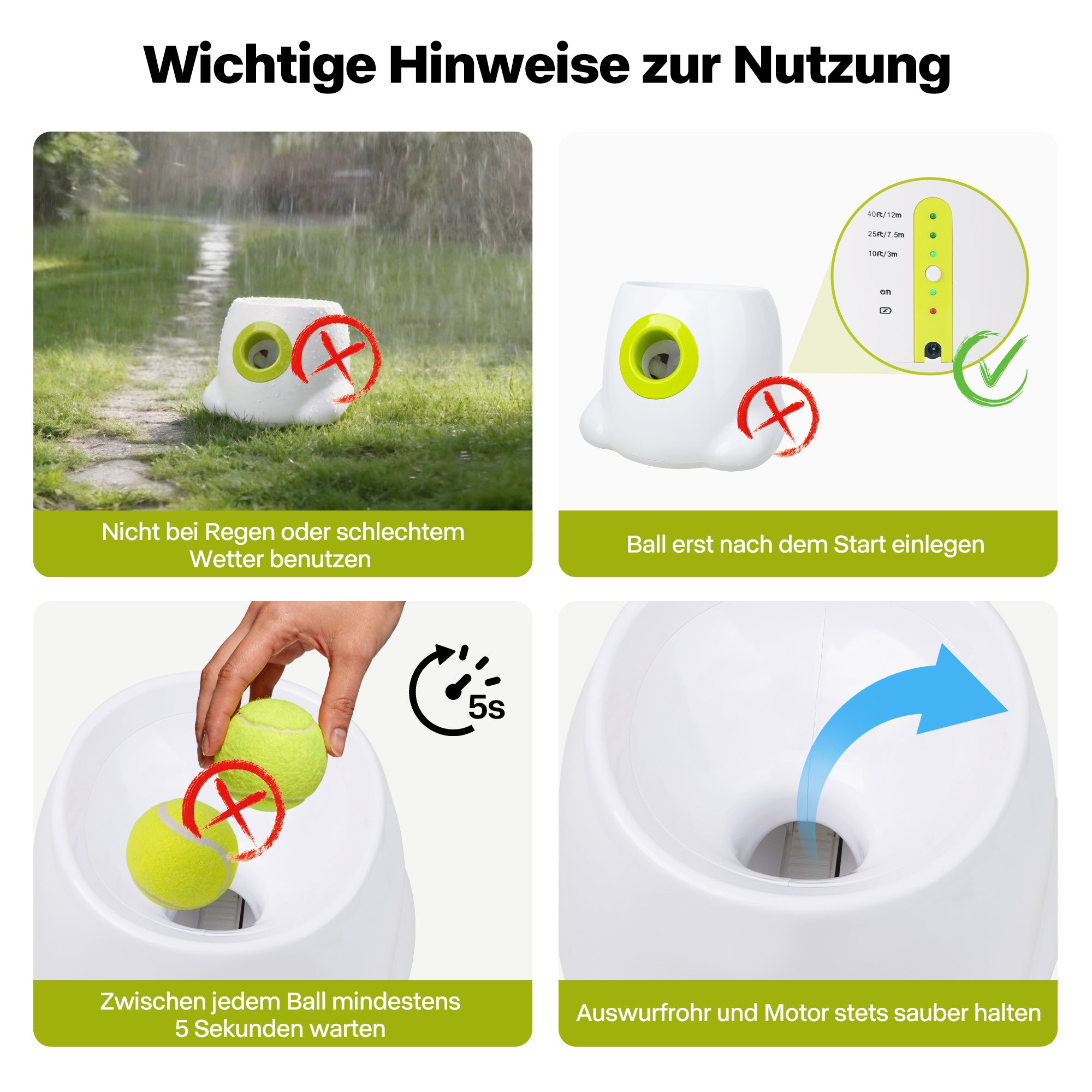 Interaktive Ballwerfer für großen Hund-Maxi ball launcher