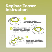 Interaktives Katzenspielzeug - Hau den Maulwurf