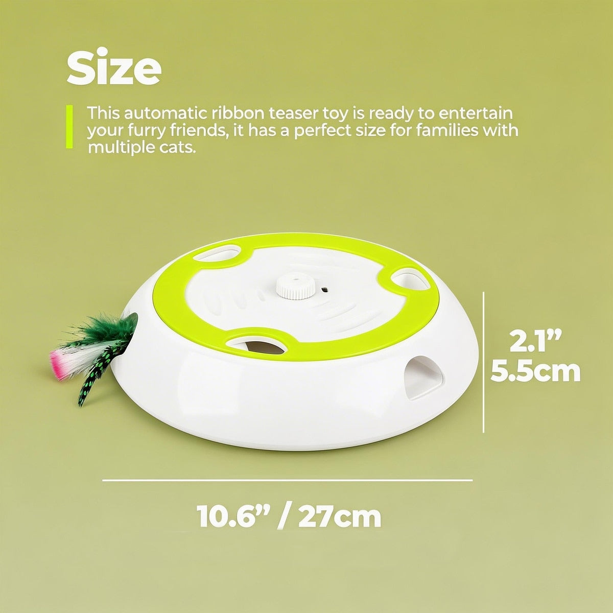 Interaktives Katzenspielzeug - Hau den Maulwurf