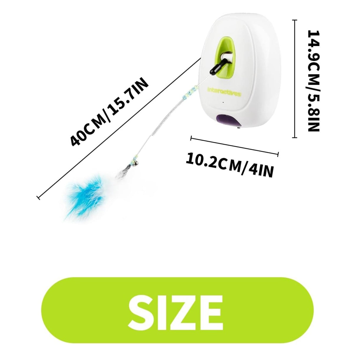 Interaktives Katzenspielzeug - Jumping Wand With Post Adaptor
