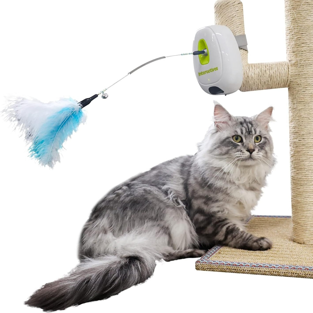Interaktives Katzenspielzeug - Jumping Wand With Post Adaptor