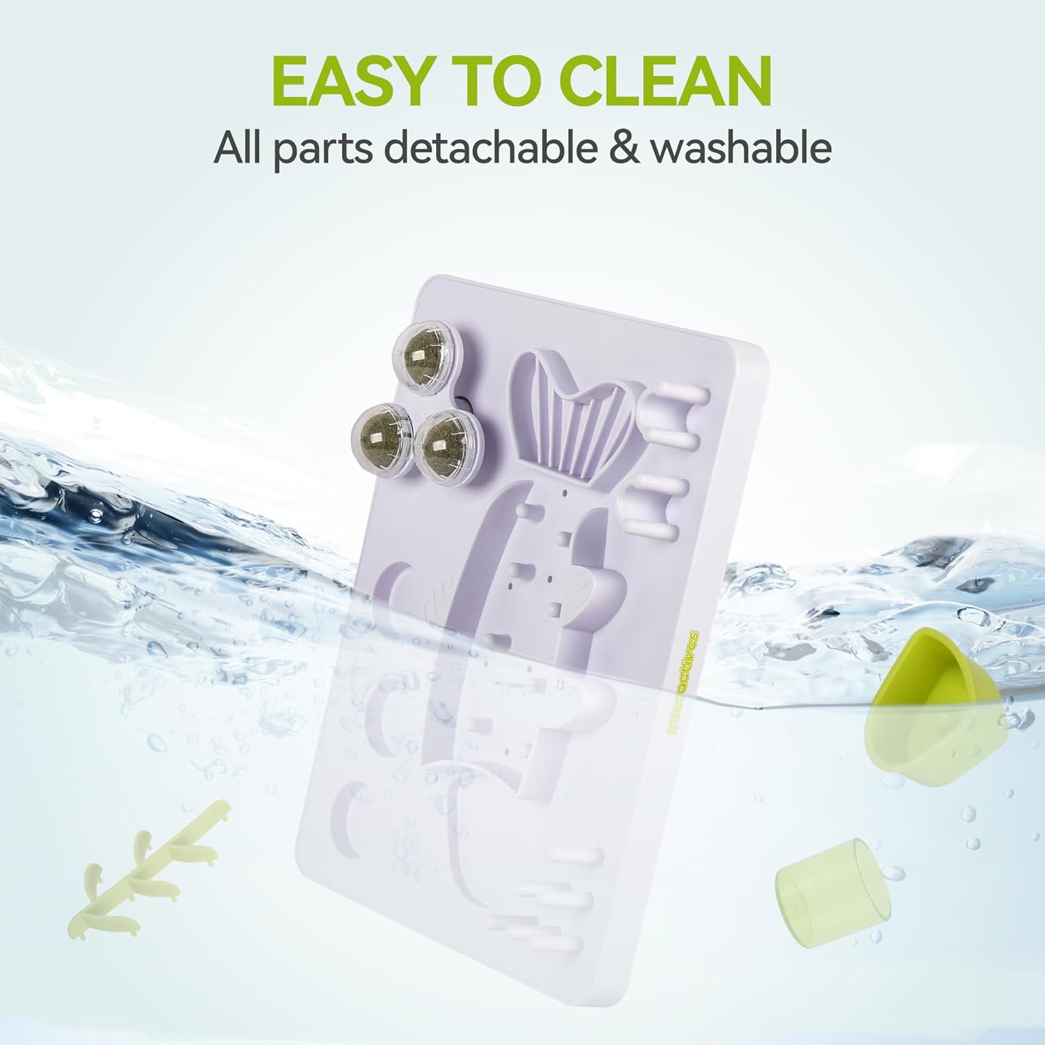 Interaktives Katzenspielzeug - Leckerlis-Futterstation Fisch