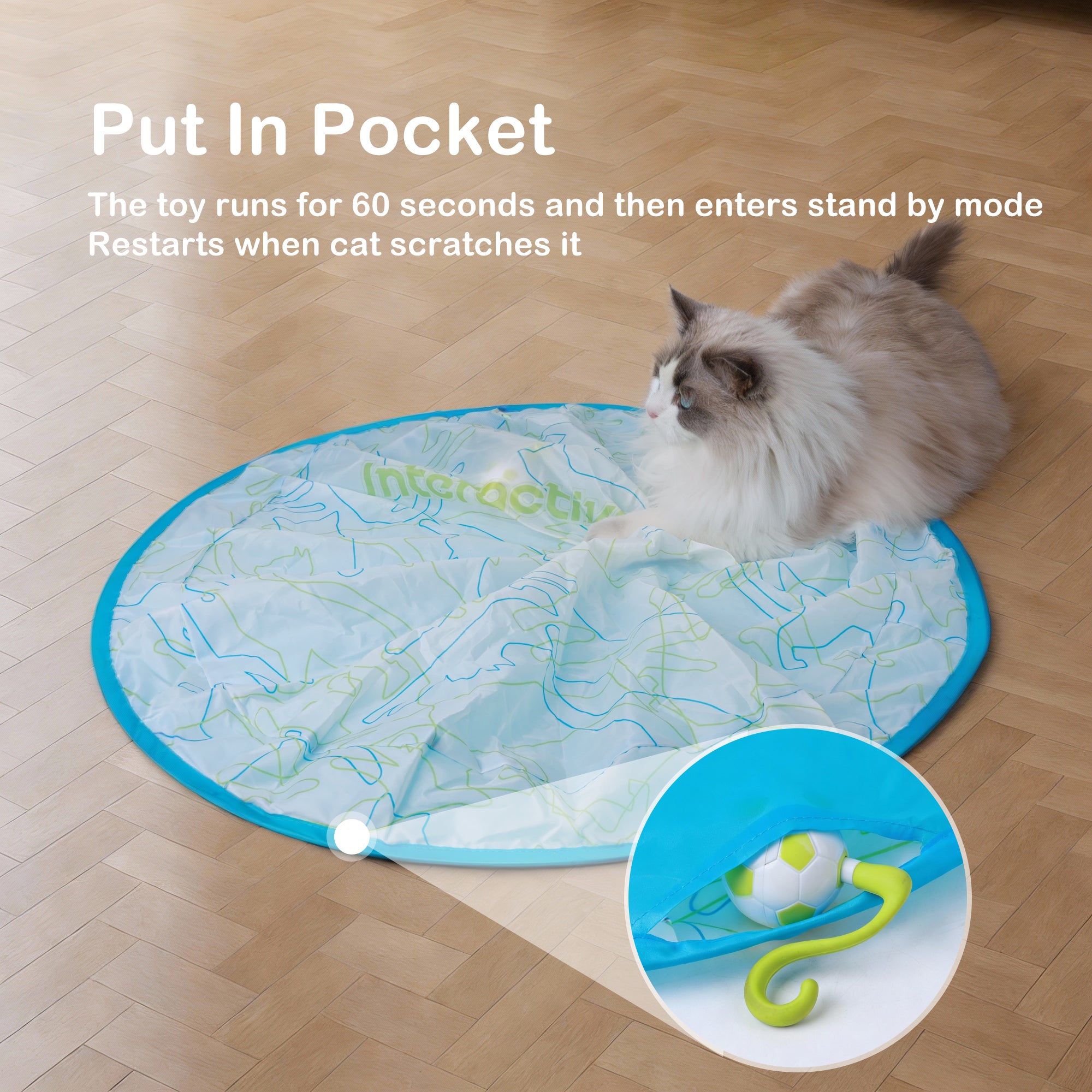 Interaktives Spielzeug - Katzenspielzeug Chase Me Nowhere