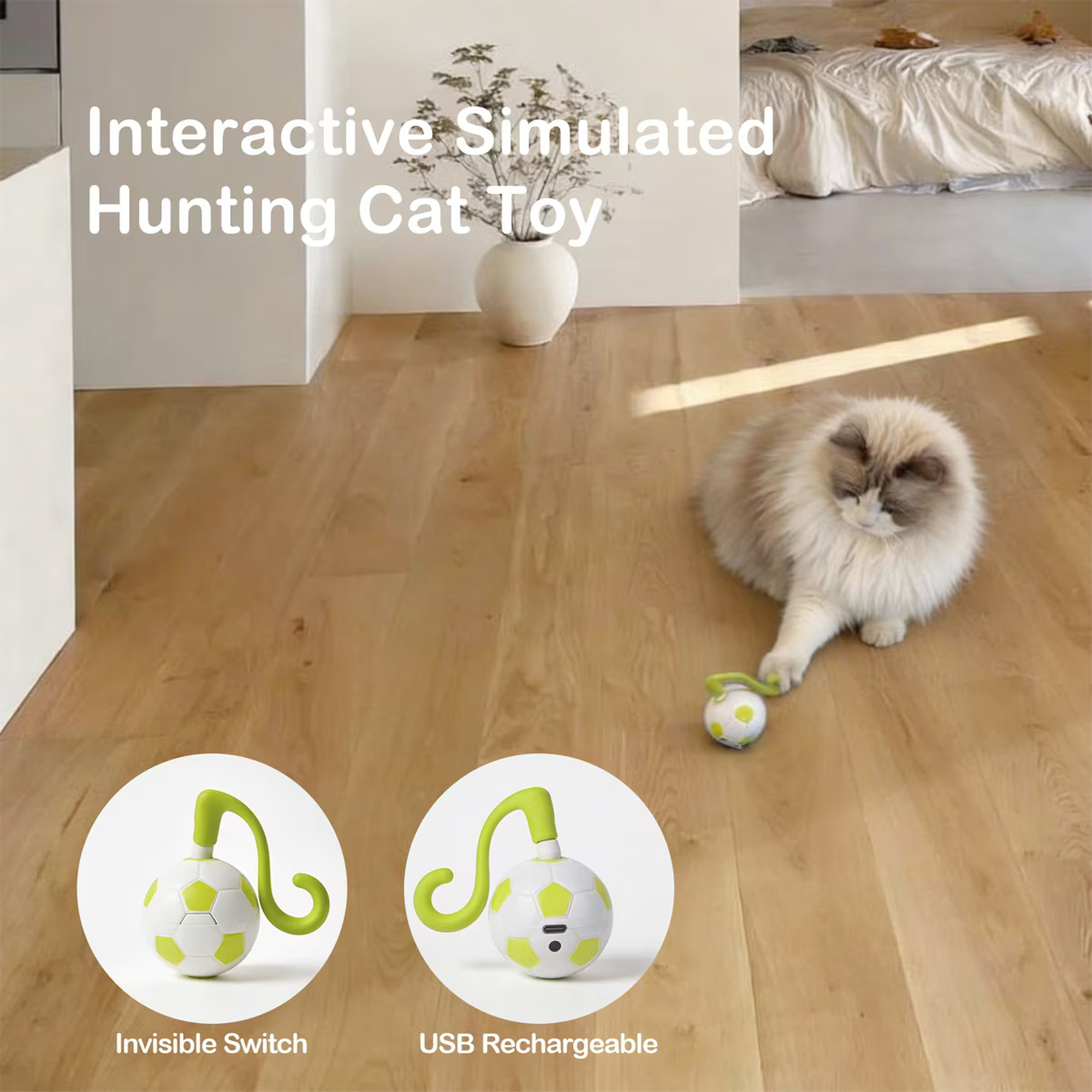 Interaktives Spielzeug - Katzenspielzeug Chase Me Nowhere