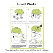 Interaktives Katzenspielzeug – Leckerlis-Futterstation Pilz
