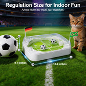 Interaktives Katzenspielzeug - Fußballstadion für Katzen