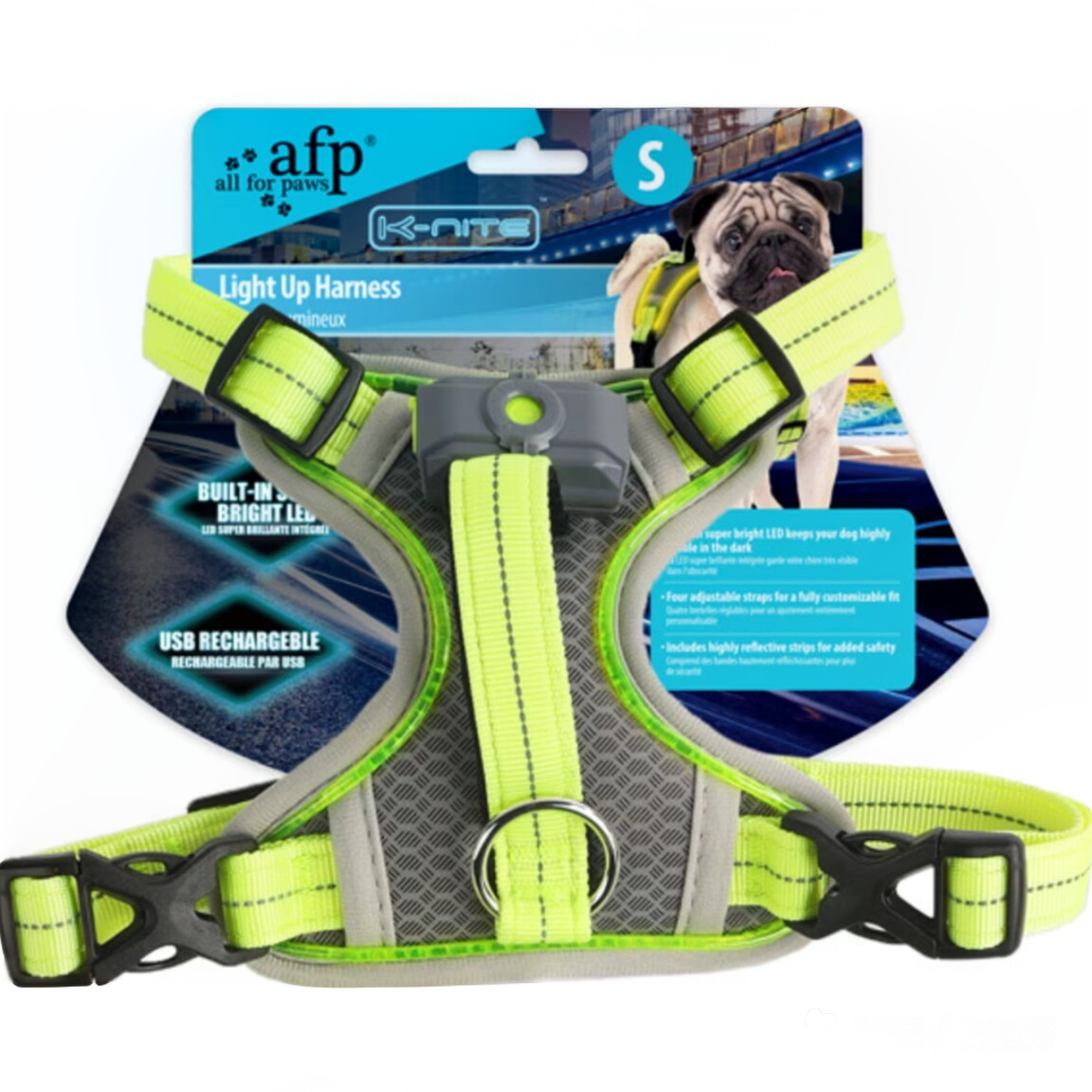 LED-Leuchthundegeschirr – Für Hunde bei nächtlichen Spaziergängen & Outdoor-Aktivitäten