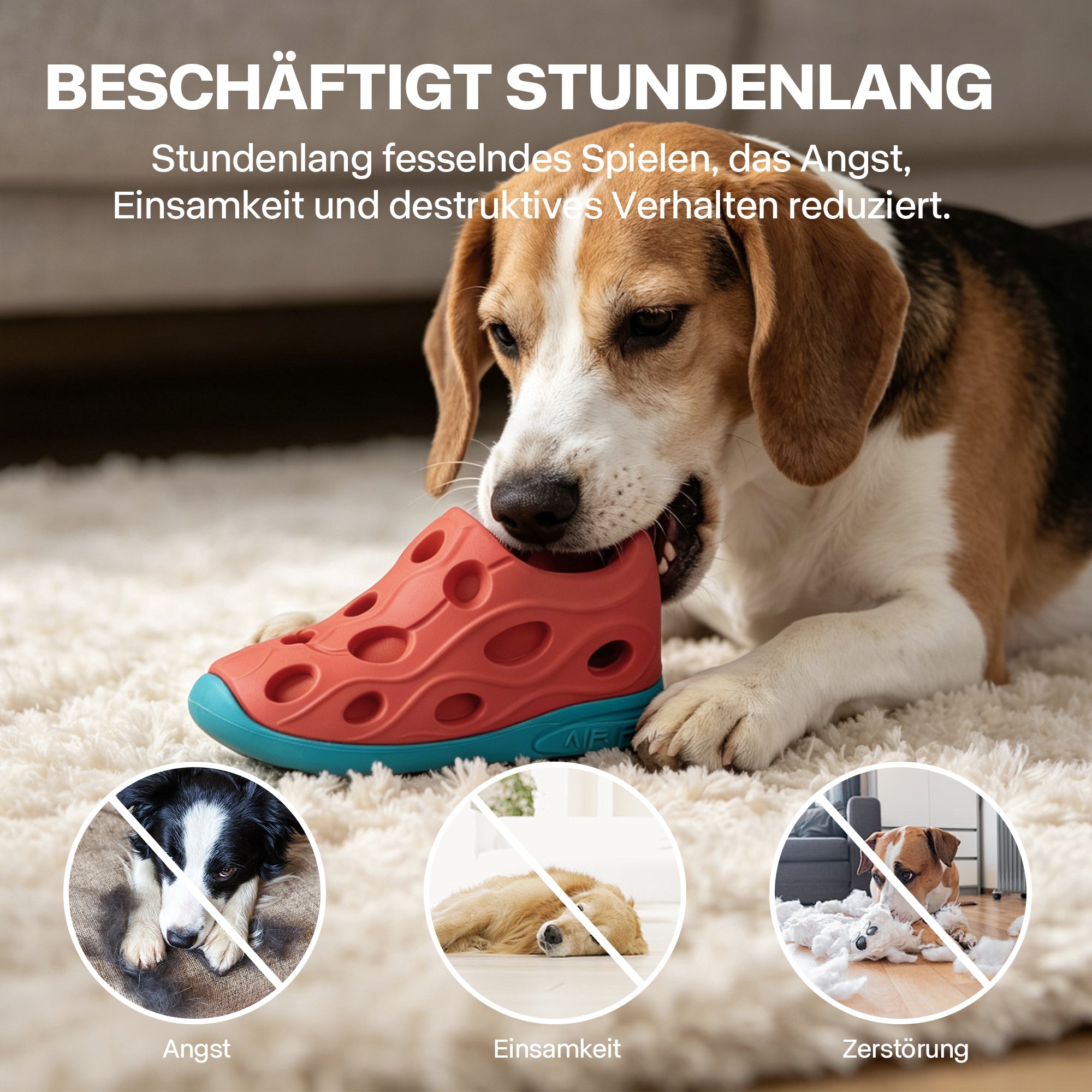 Air Pups Sneaker – Leckerli-Spender aus Naturgummi