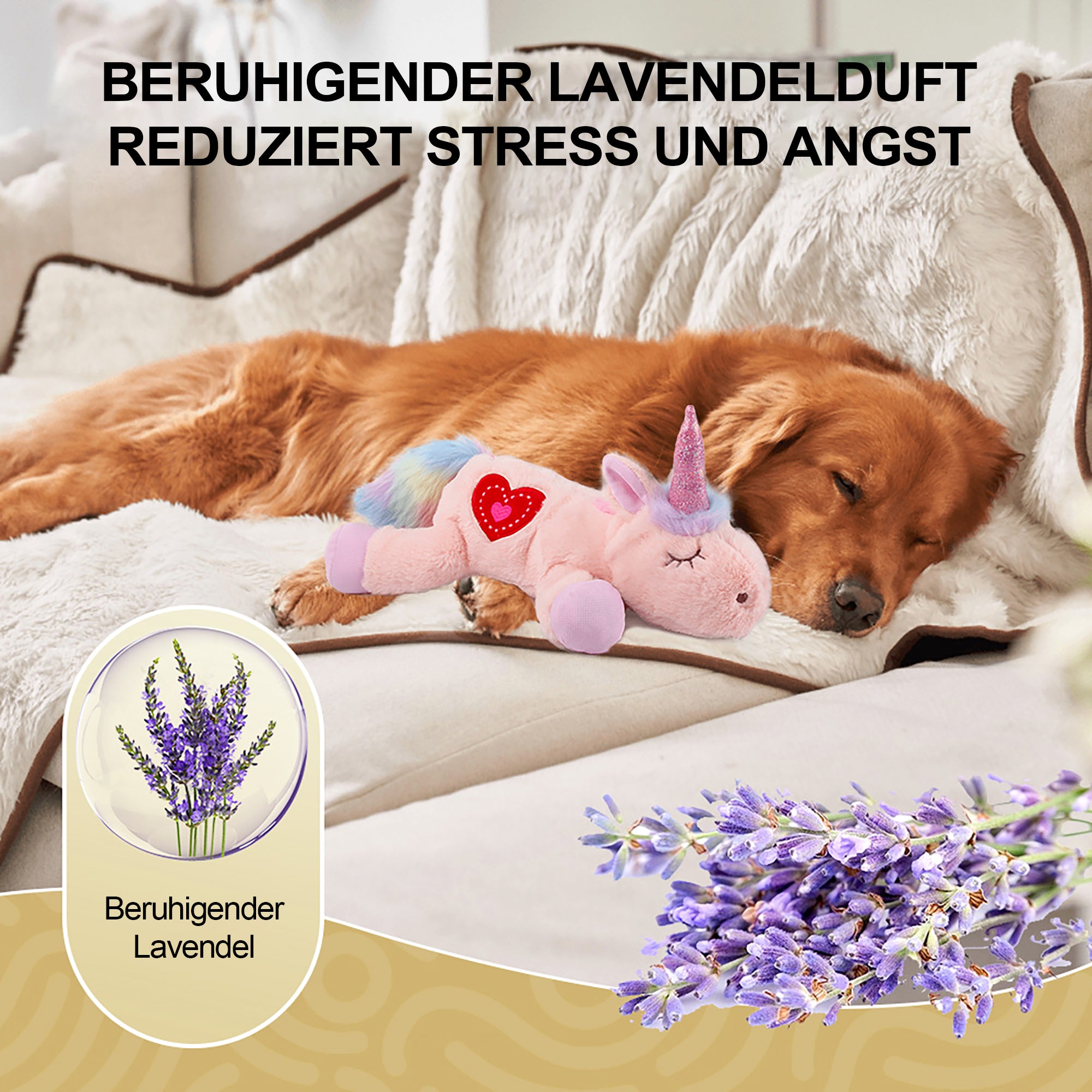 Heart Beat Warm Kuscheltier für Hunde