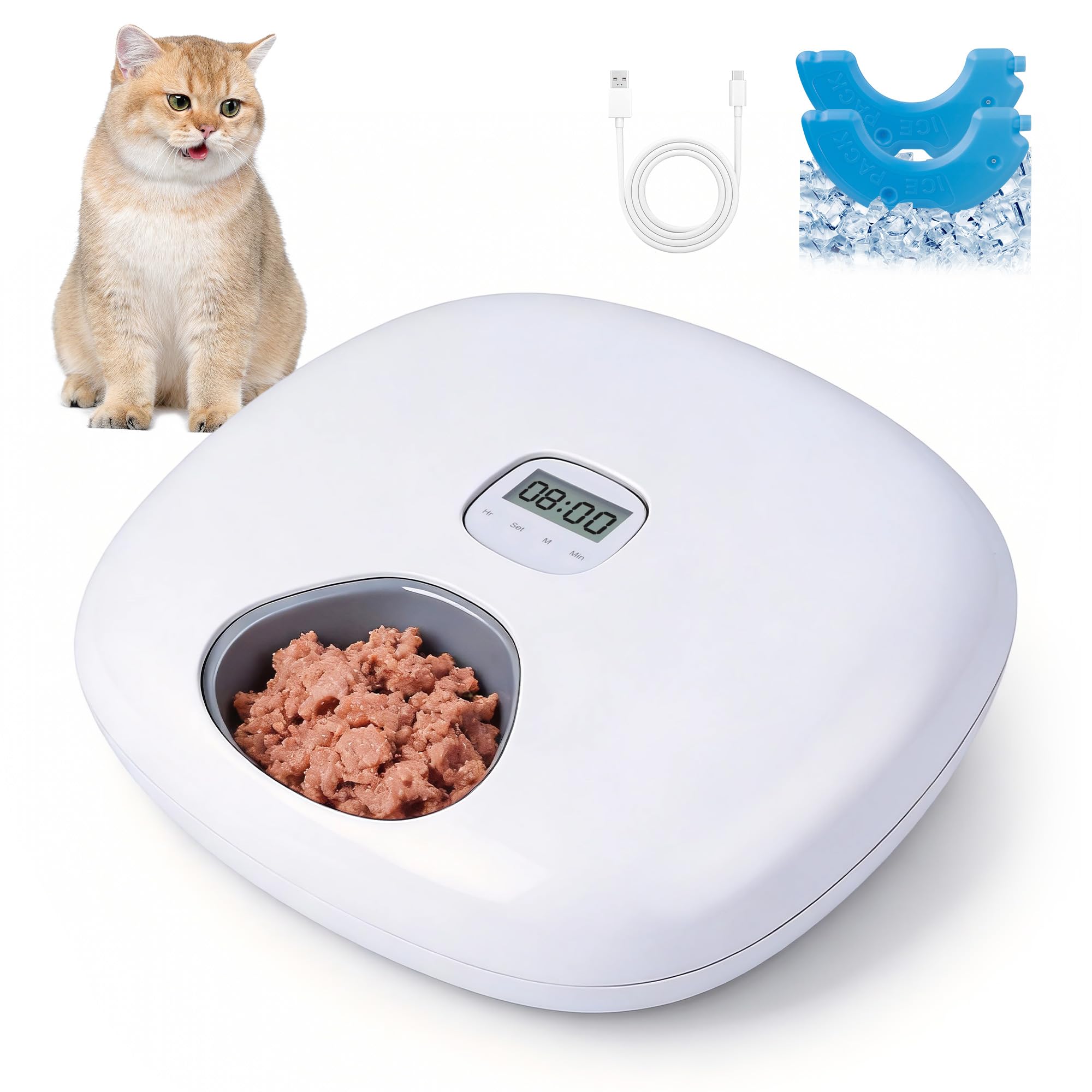 Lifestyle 4 Pets - Automatischer Futterautomat für Katzen und Hunde