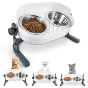 3-in-1 Katzen-Doppelfutternapf S/M, höhenverstellbar