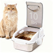 Lifestyle 4 Pets - Edelstahl Futteraufbewahrungsbehälter