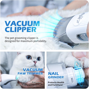 Pet Salon - Grooming Kit Pro – 7in1 Hundeschermaschine mit Staubsauger