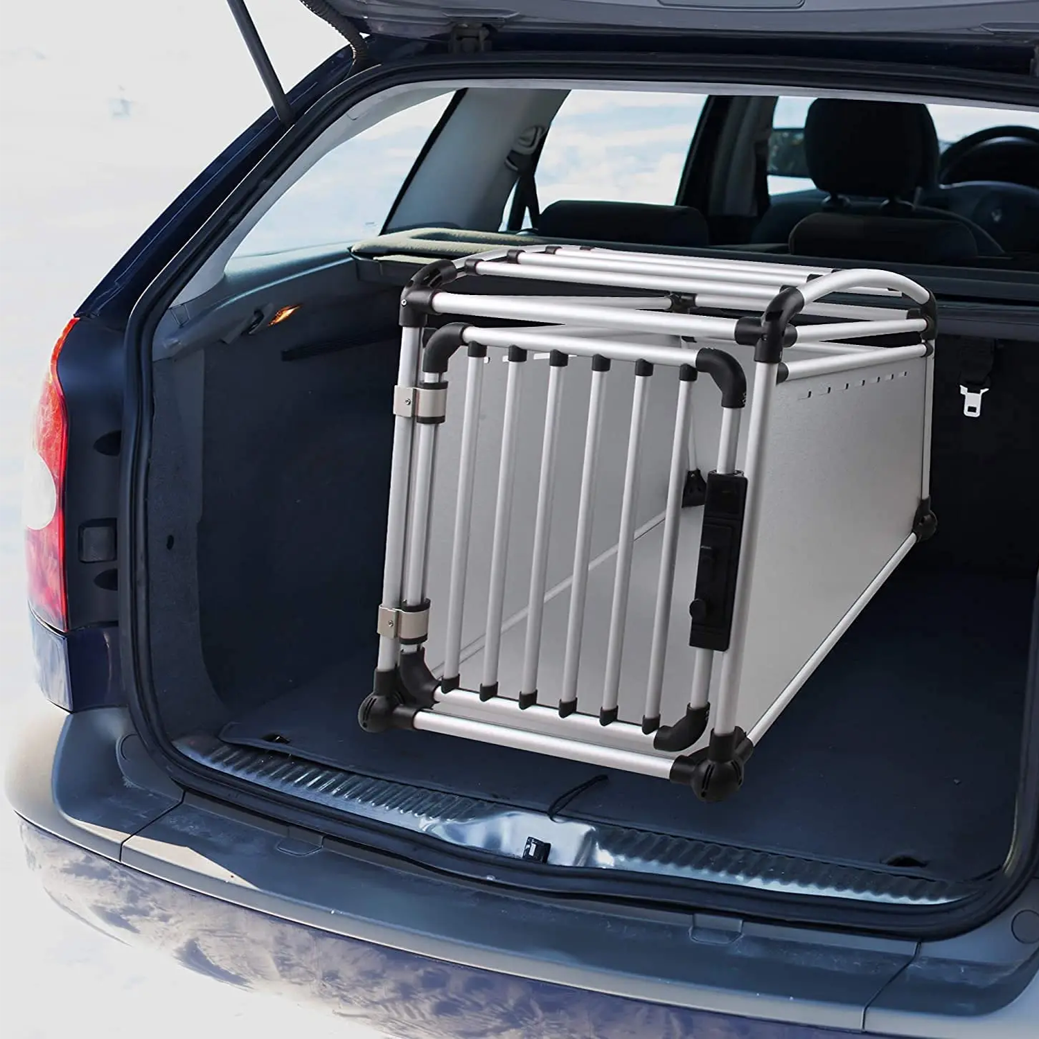 Travel Dog - Hundetransportbox aus Aluminium