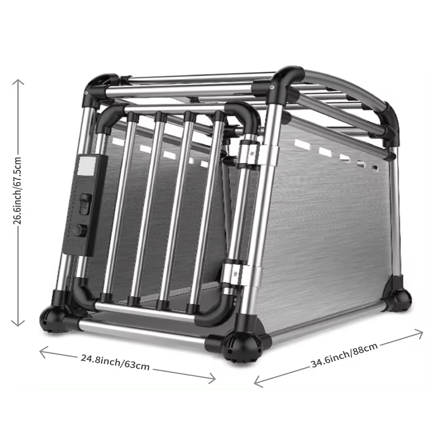 Travel Dog - Hundetransportbox aus Aluminium