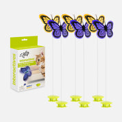 Interaktives Katzenspielzeug - Nachfüllpack Schmetterlinge – 6er Pack