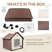 Classic Comfort – Beheiztes Katzenhaus für drinnen & draußen