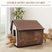 Classic Comfort – Beheiztes Katzenhaus für drinnen & draußen